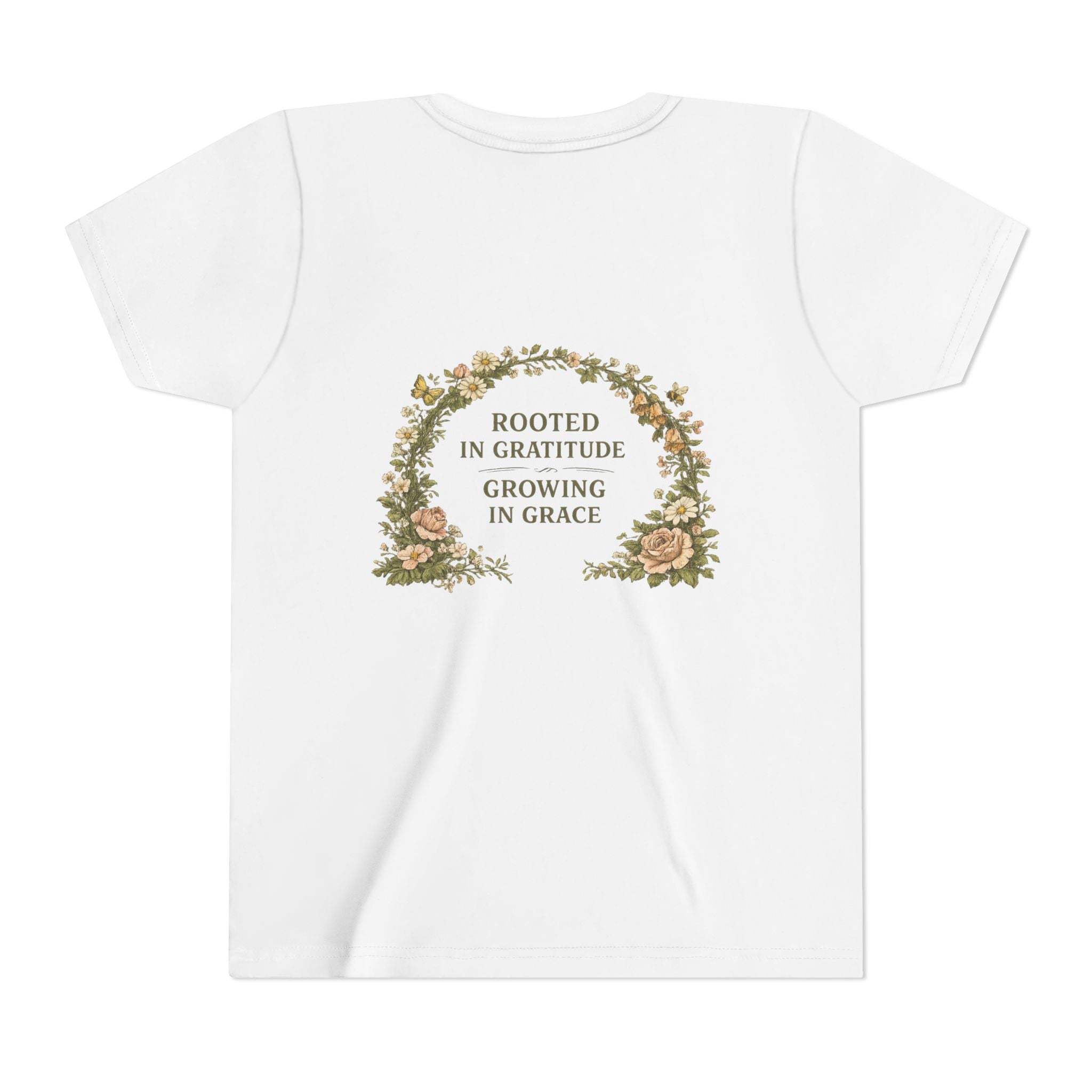 "Gardening Is My Therapy" Floral Kids Shirt