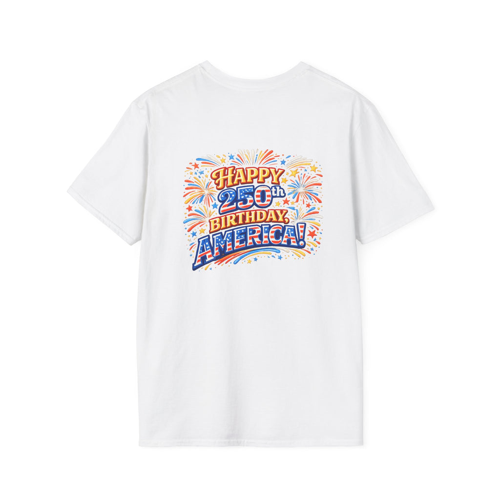 Fireworks, Food & Fun T-Shirt — 4th of July Celebration Tee
