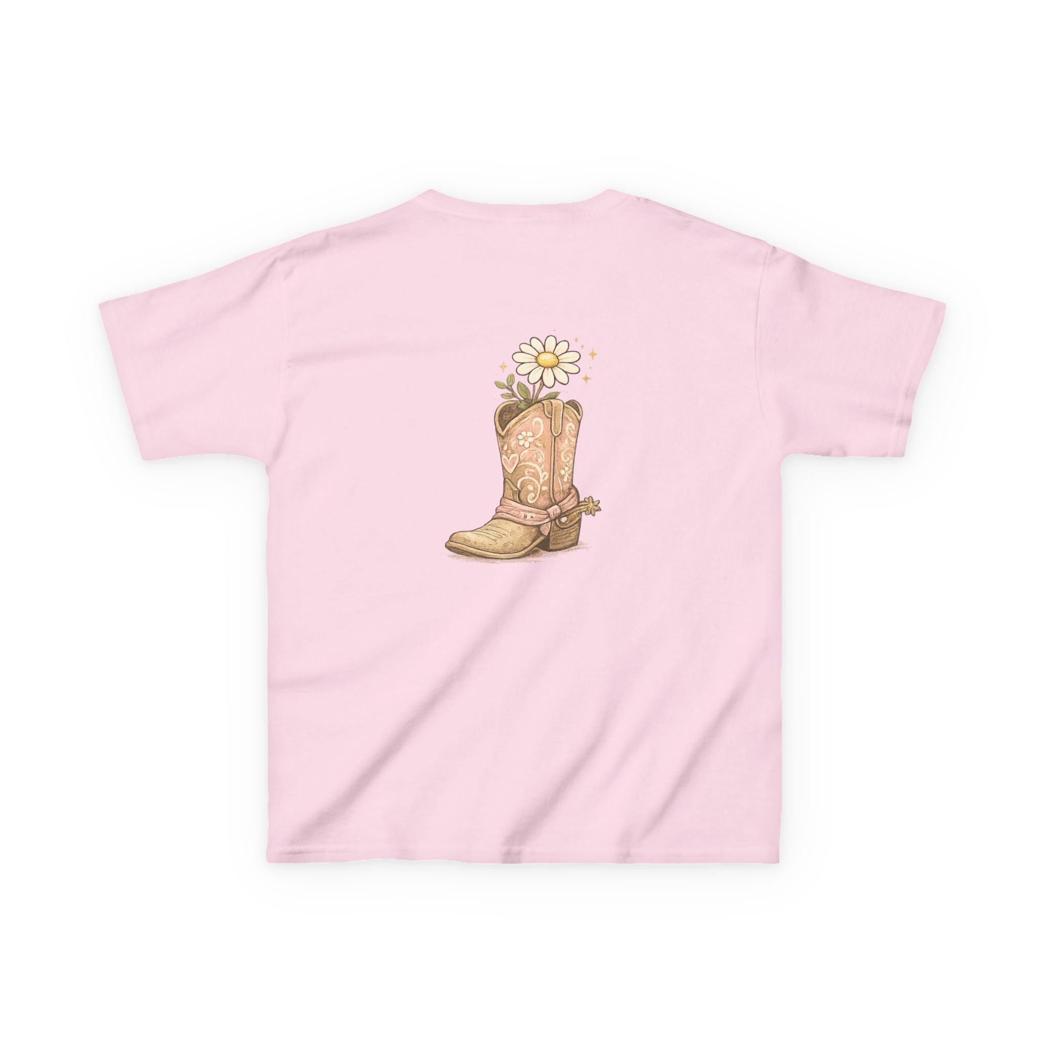 Kids "Saved & Smiling" Cowboy Boot T‑Shirt