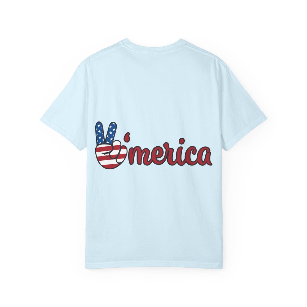 Patriotic 'LOVE' & '’Merica' Graphic T-Shirt – Fourth of July USA Tee