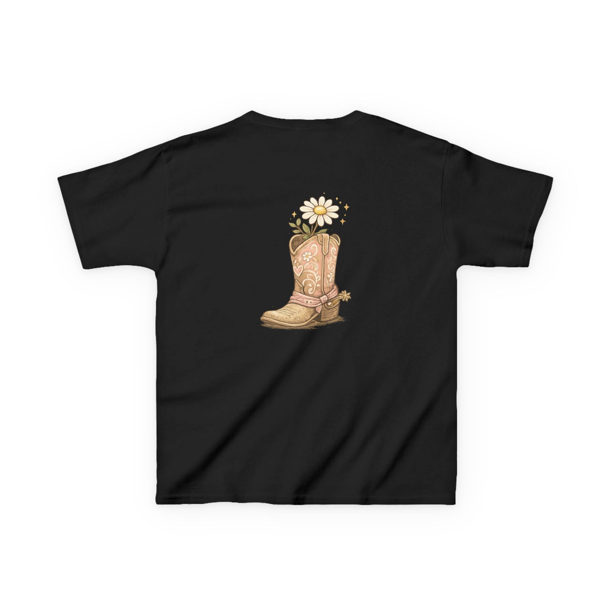 Kids "Saved & Smiling" Cowboy Boot T‑Shirt