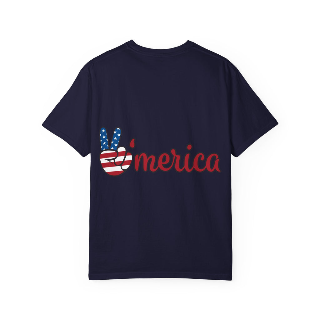 Patriotic 'LOVE' & '’Merica' Graphic T-Shirt – Fourth of July USA Tee