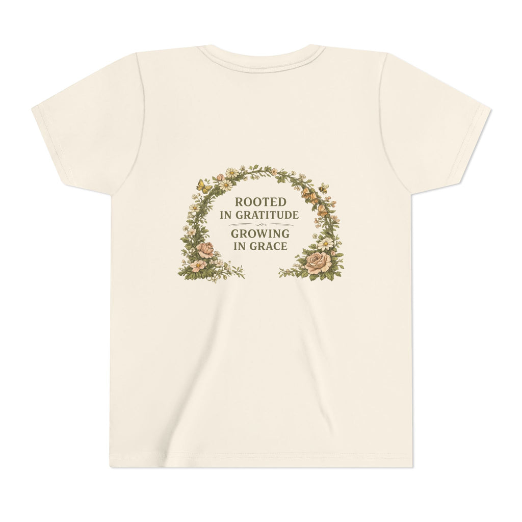 "Gardening Is My Therapy" Floral Kids Shirt