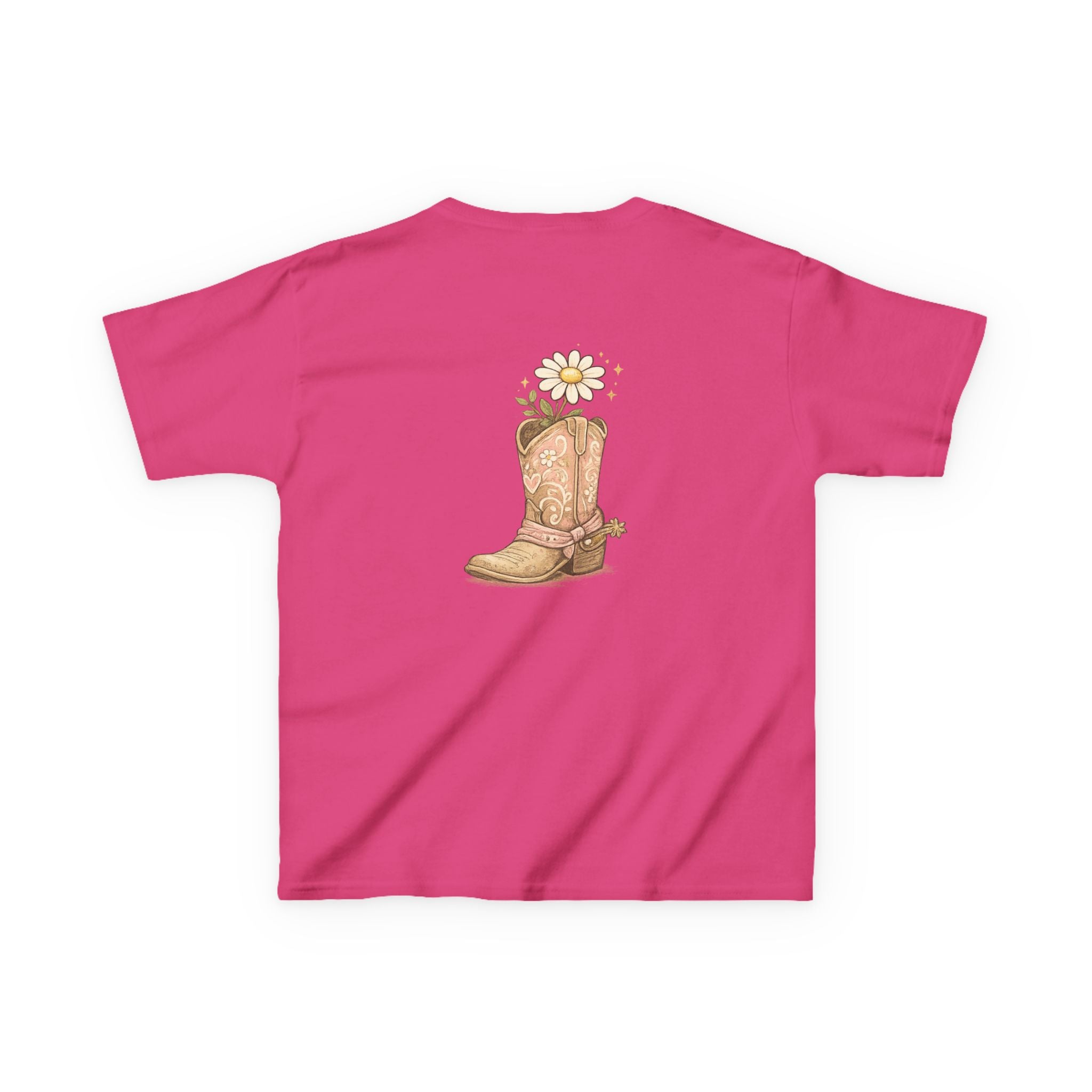 Kids "Saved & Smiling" Cowboy Boot T‑Shirt
