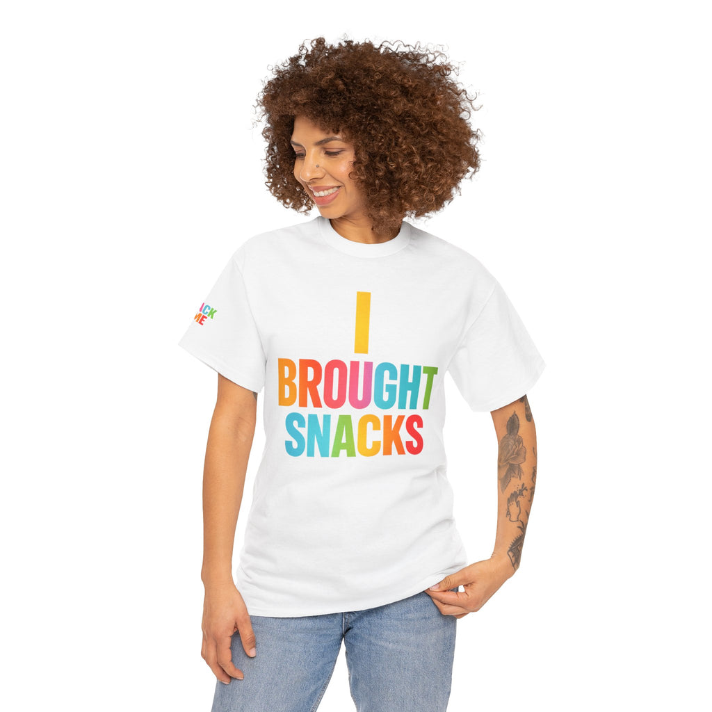 T-Shirt — "I Brought Snacks" Colorful Funny Graphic Tee