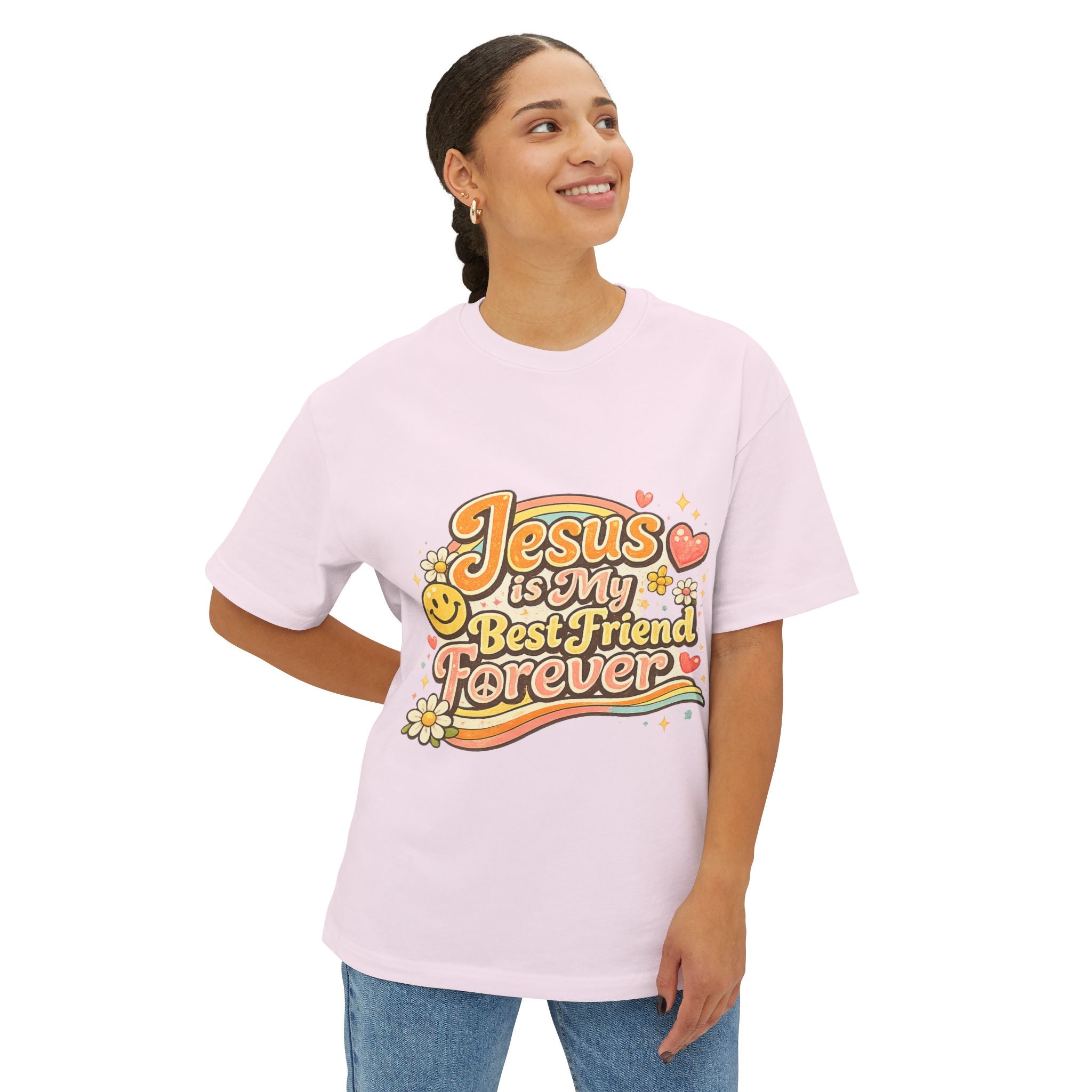 Jesus Is My Best Friend Forever Tee — Retro Christian Graphic T-Shirt