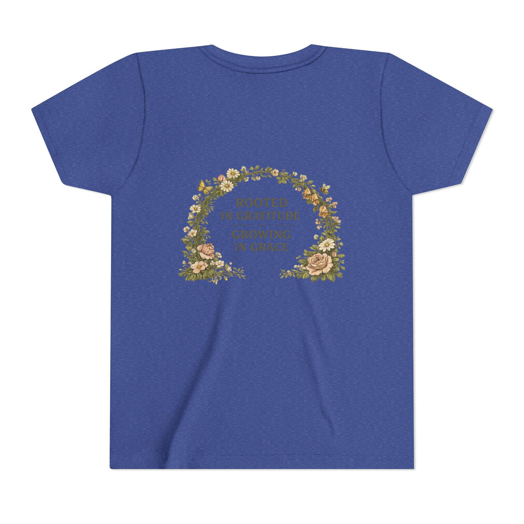 "Gardening Is My Therapy" Floral Kids Shirt