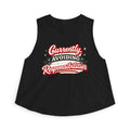 Currently Avoiding Responsibilities Crop Top — Funny Women's Graphic Tank