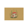 Mushroom Garden Outdoor Rug — Woodland Doormat for Patio & Entryway