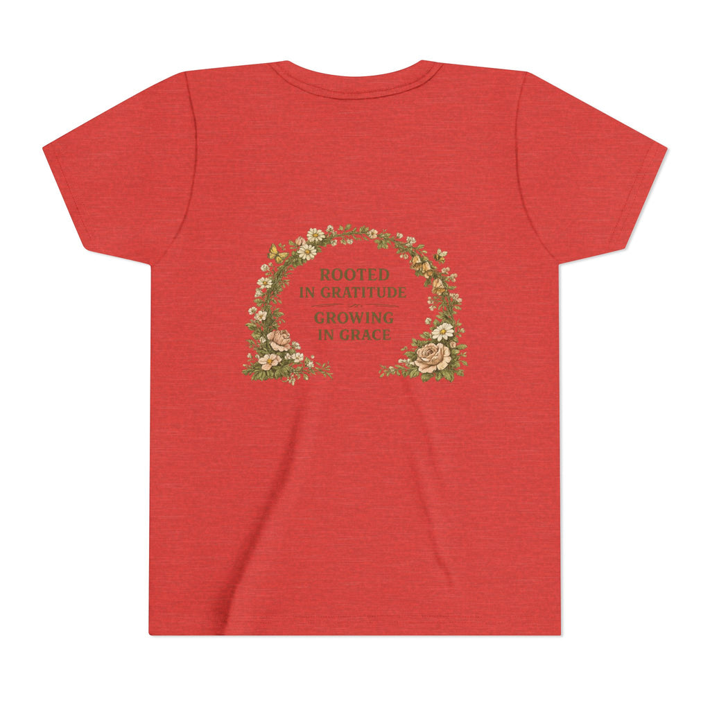 "Gardening Is My Therapy" Floral Kids Shirt