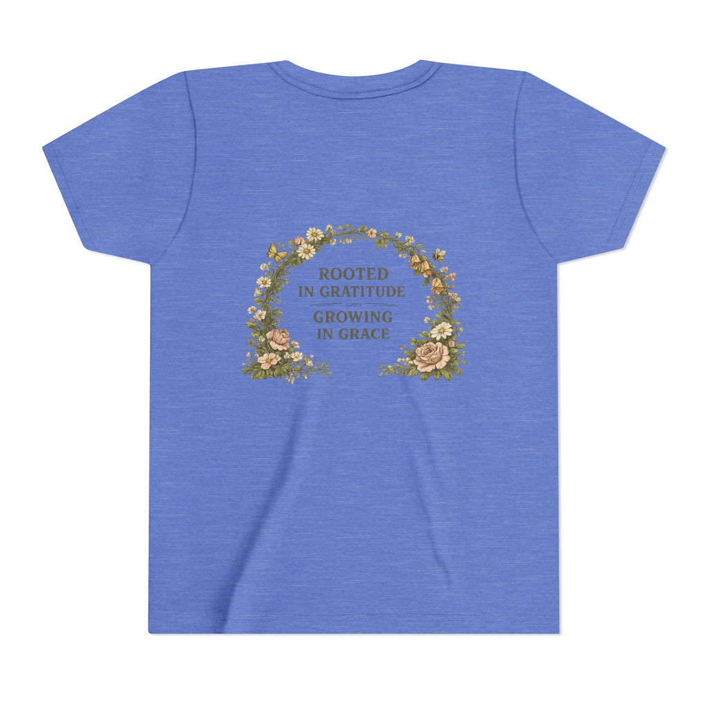 "Gardening Is My Therapy" Floral Kids Shirt