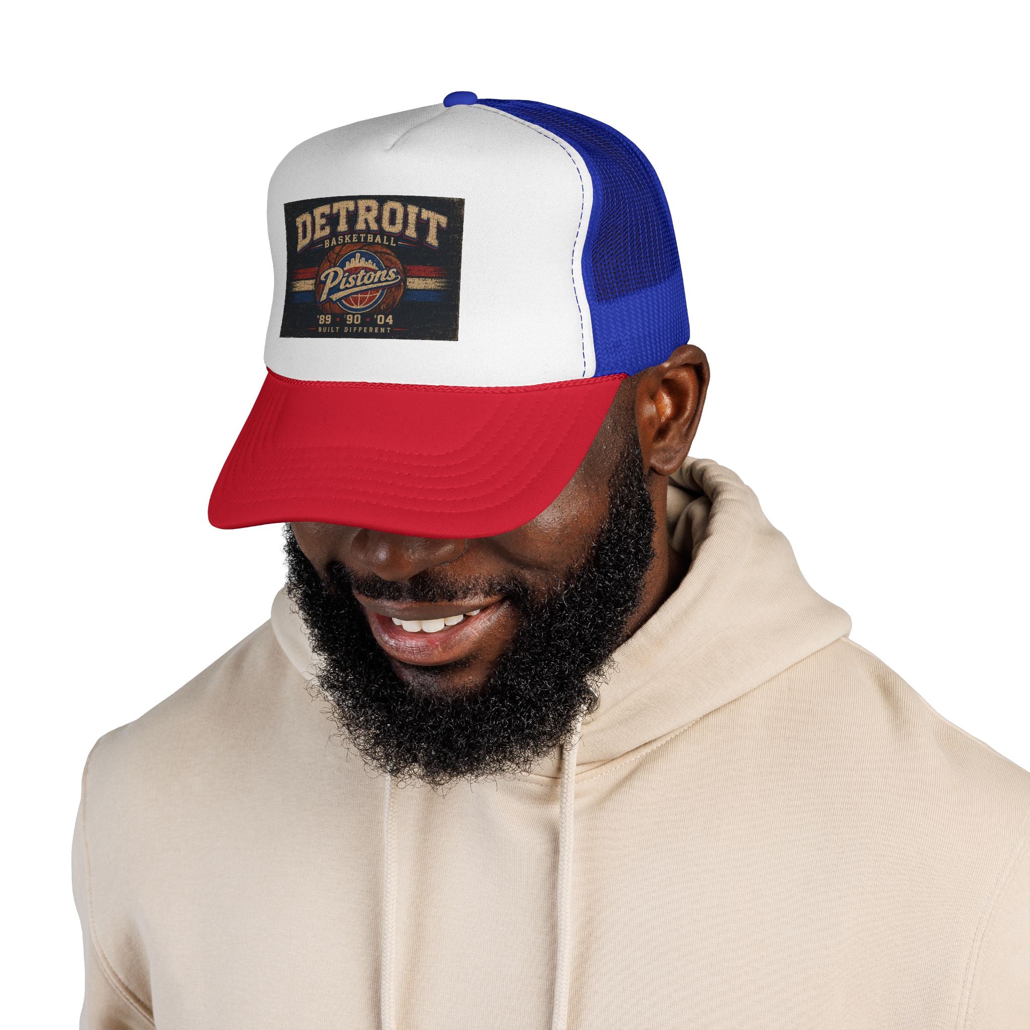 Detroit Pistons Vintage Trucker Cap