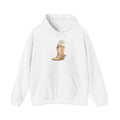 Cowgirl Boots & Daisies Hoodie — Be Happy Smiling Western Sweatshirt