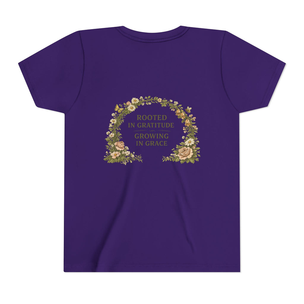 "Gardening Is My Therapy" Floral Kids Shirt