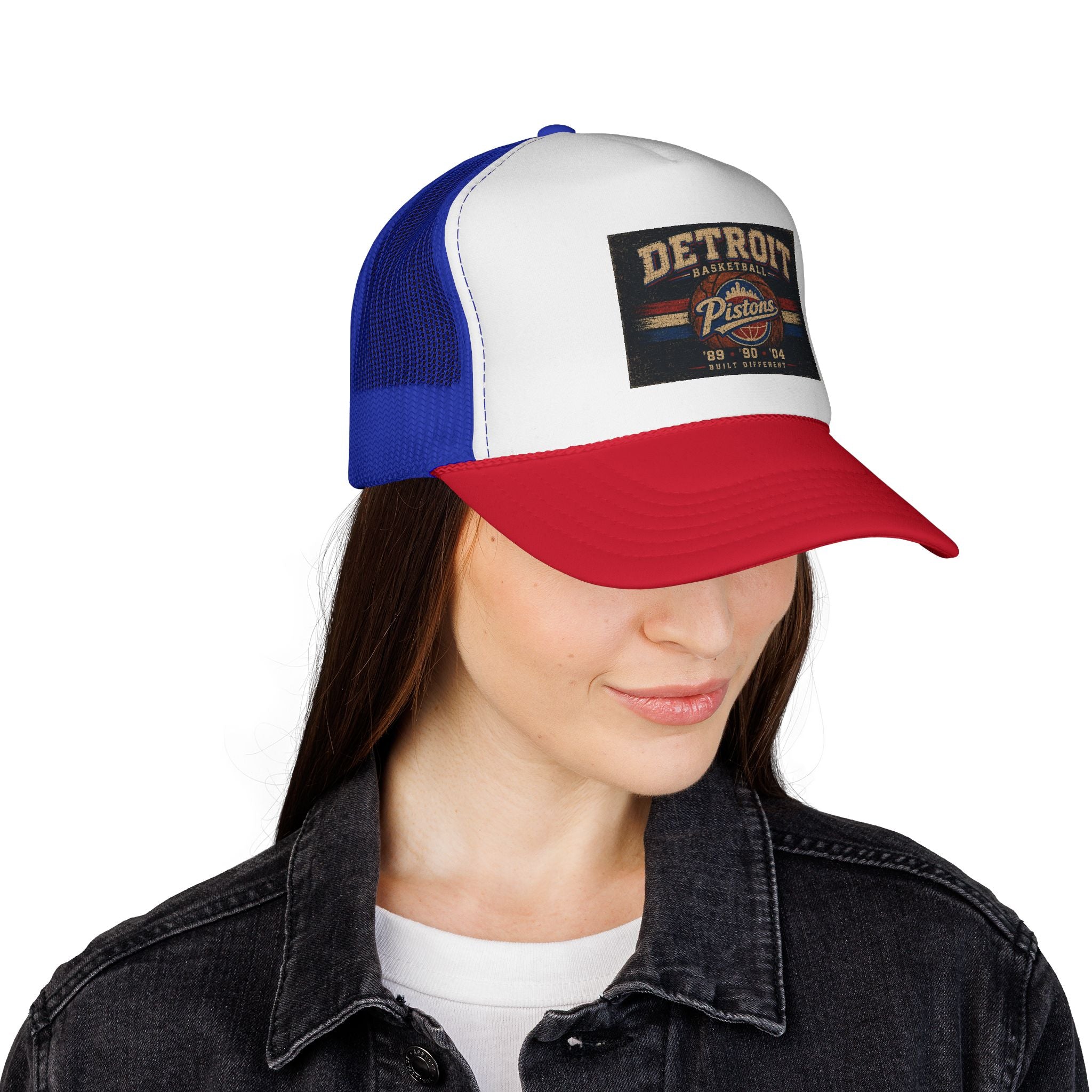 Detroit Pistons Vintage Trucker Cap