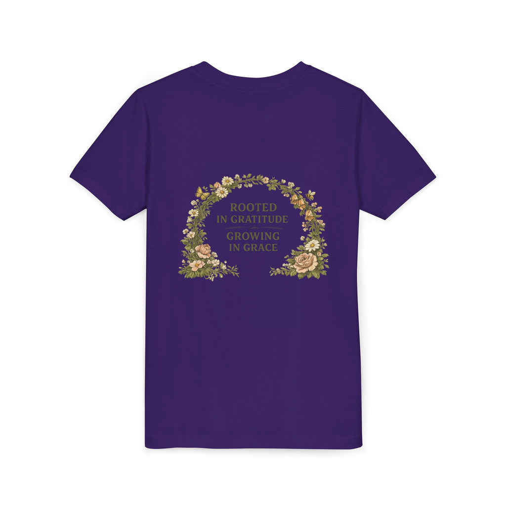 "Gardening Is My Therapy" Floral Kids Shirt