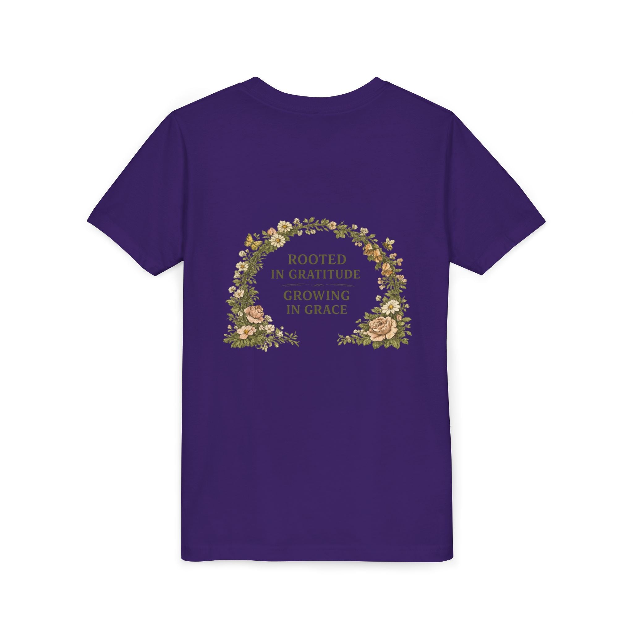 "Gardening Is My Therapy" Floral Kids Shirt