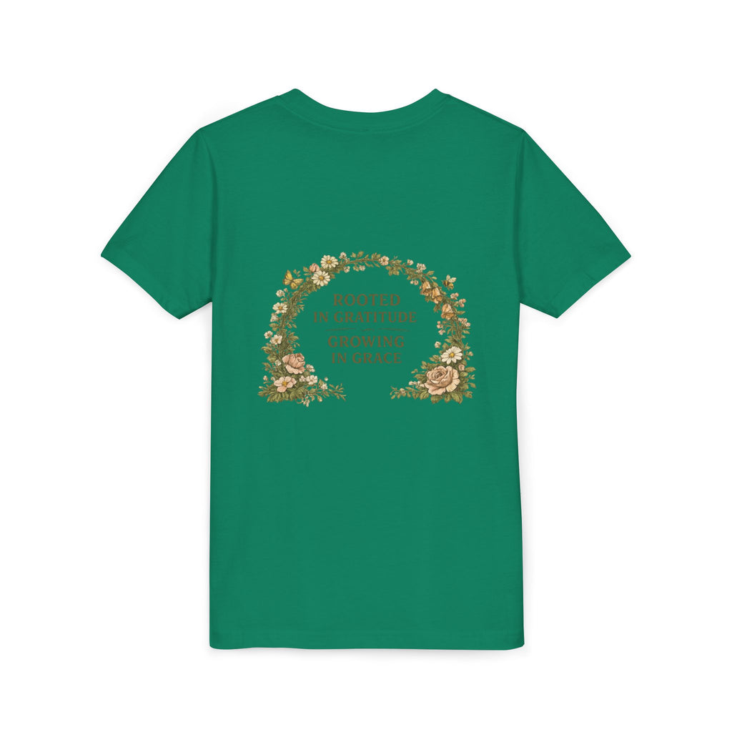"Gardening Is My Therapy" Floral Kids Shirt