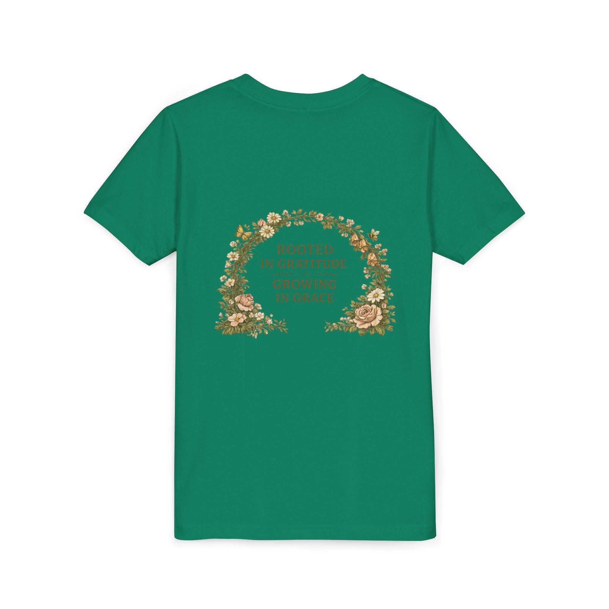 "Gardening Is My Therapy" Floral Kids Shirt