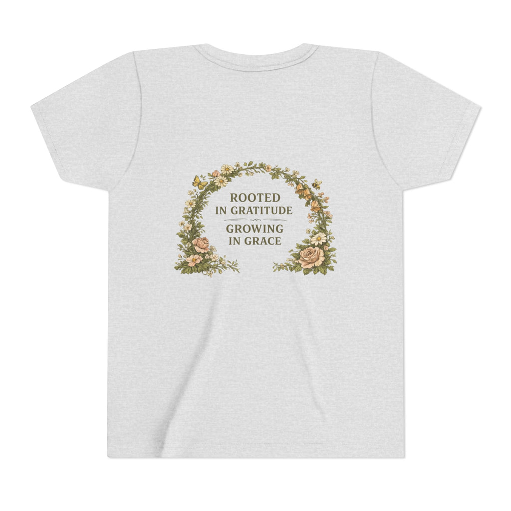 "Gardening Is My Therapy" Floral Kids Shirt
