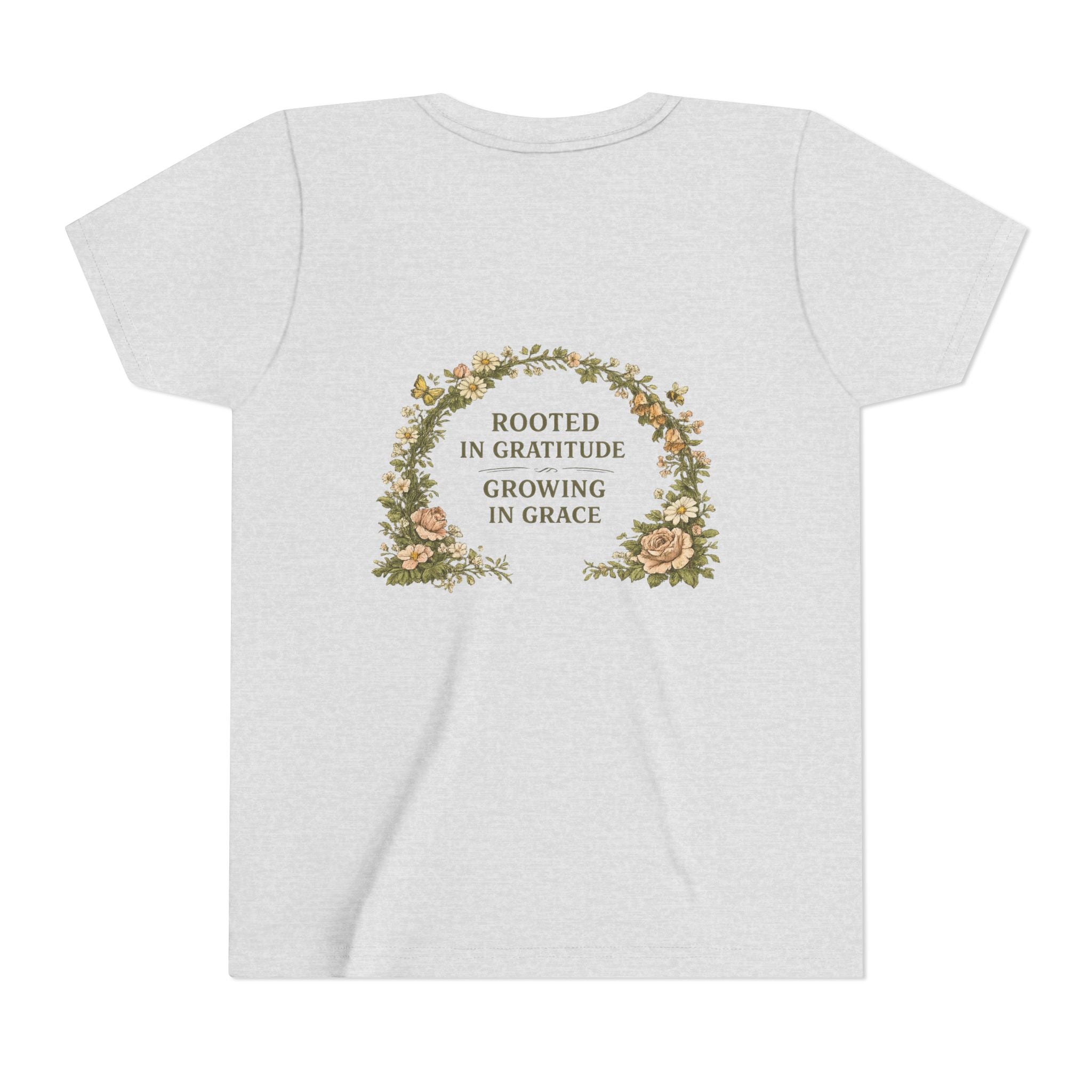 "Gardening Is My Therapy" Floral Kids Shirt