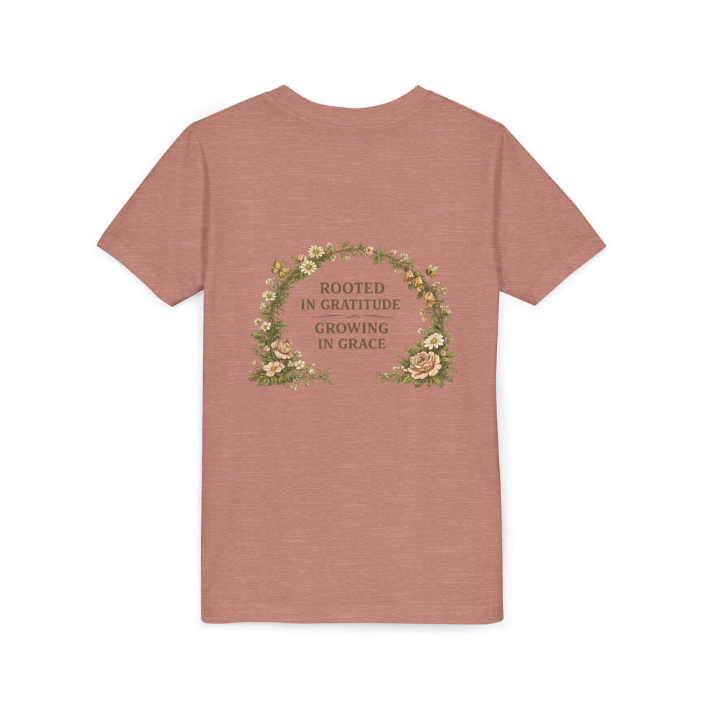 "Gardening Is My Therapy" Floral Kids Shirt
