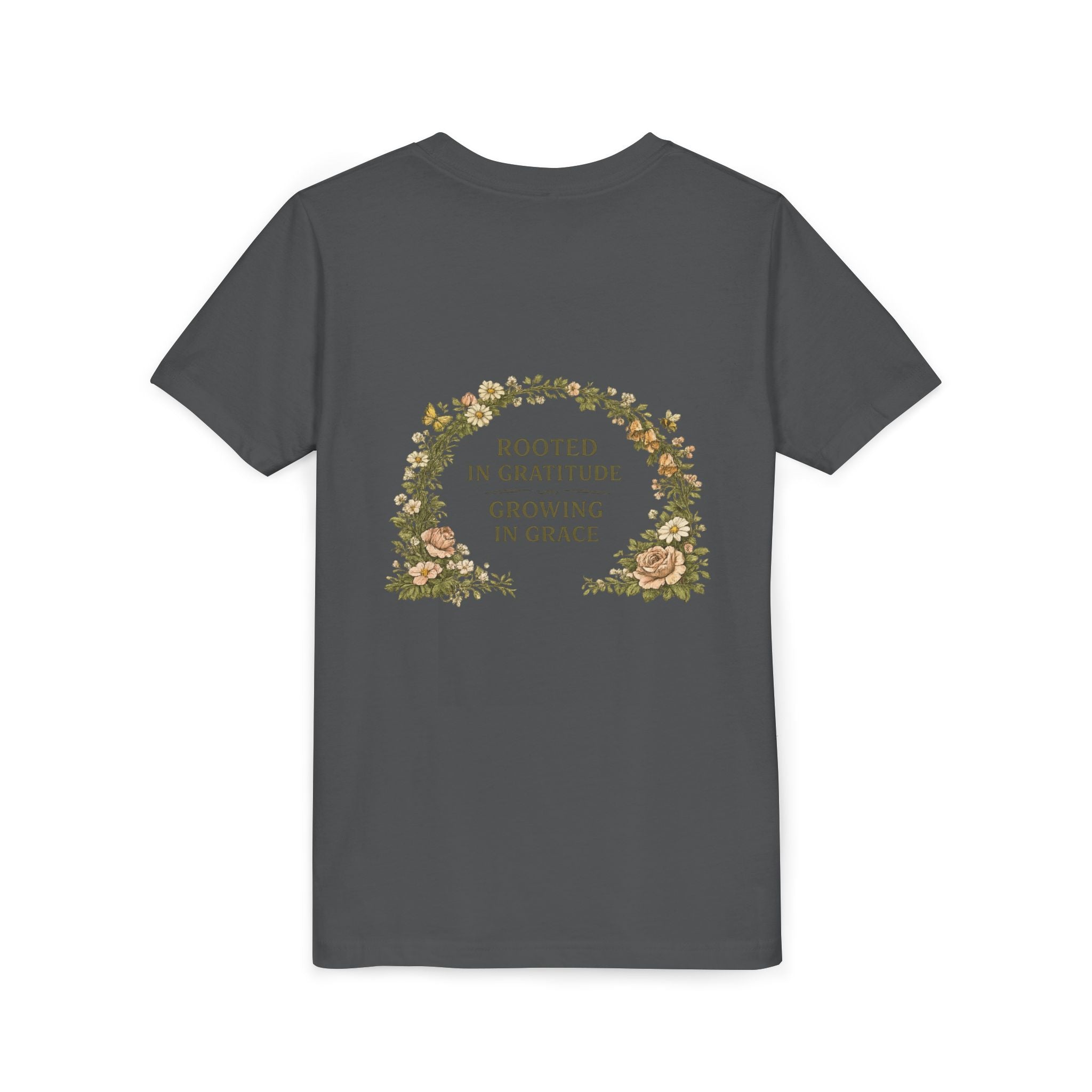 "Gardening Is My Therapy" Floral Kids Shirt