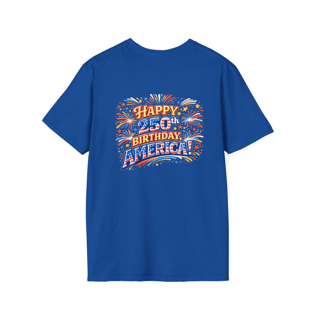 Fireworks, Food & Fun T-Shirt — 4th of July Celebration Tee