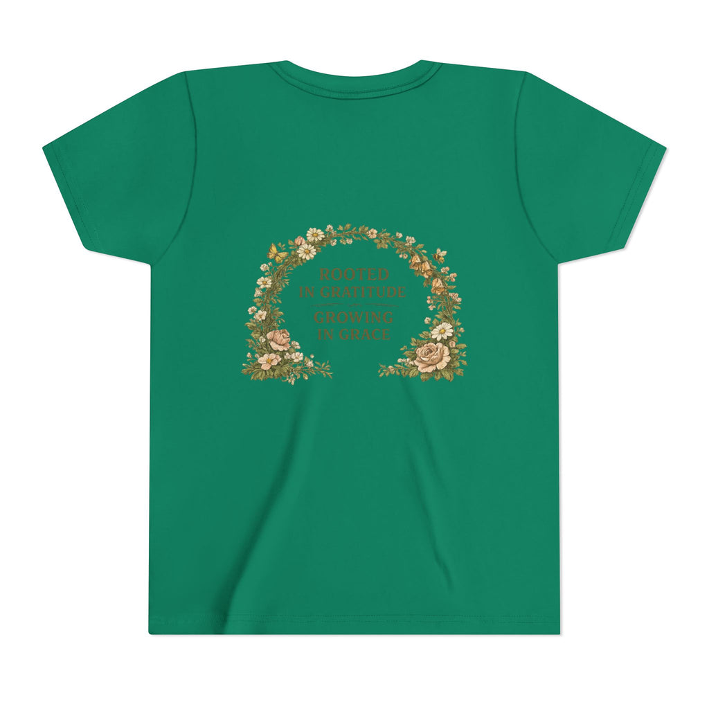 "Gardening Is My Therapy" Floral Kids Shirt