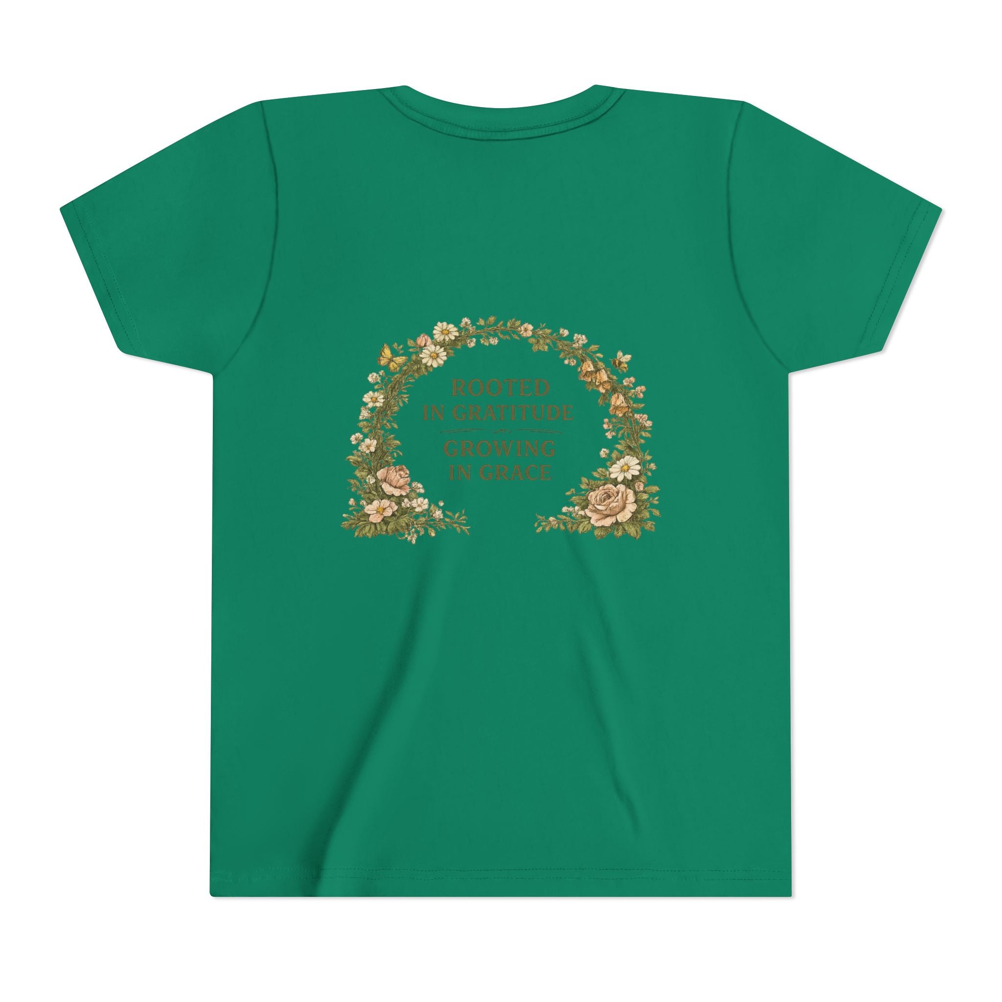 "Gardening Is My Therapy" Floral Kids Shirt