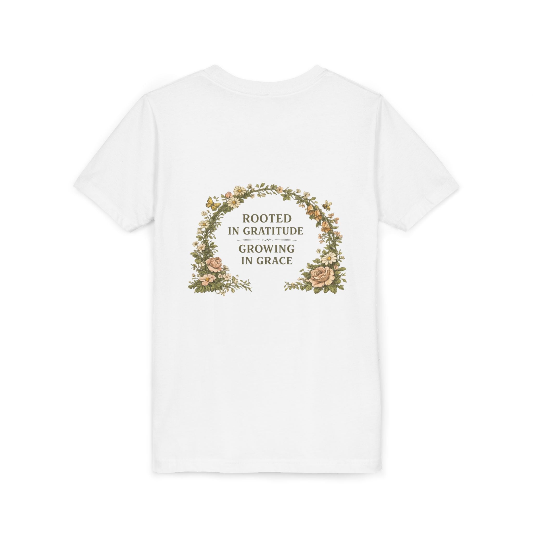 "Gardening Is My Therapy" Floral Kids Shirt