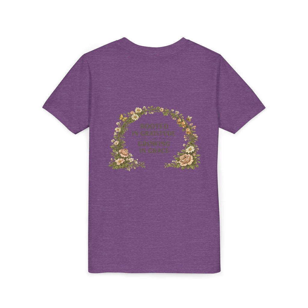 "Gardening Is My Therapy" Floral Kids Shirt