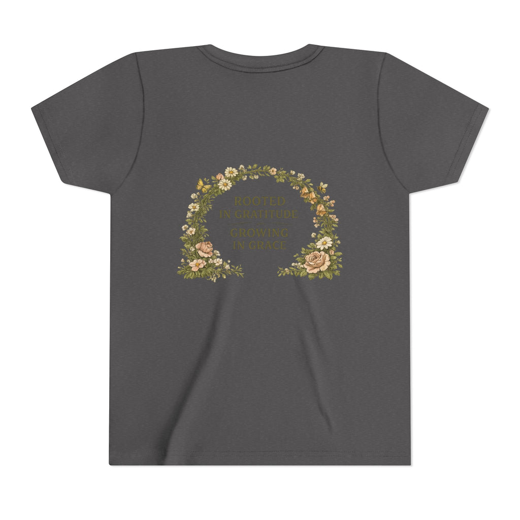 "Gardening Is My Therapy" Floral Kids Shirt