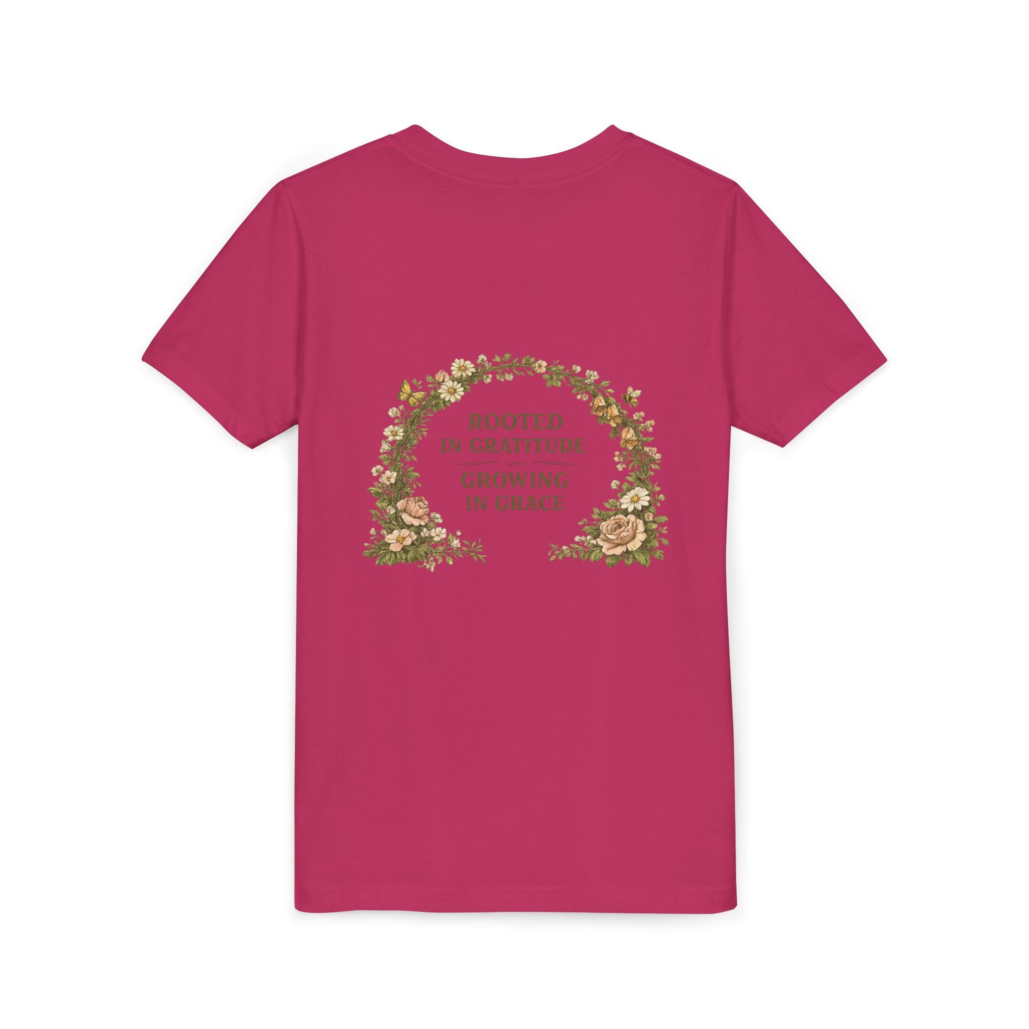 "Gardening Is My Therapy" Floral Kids Shirt
