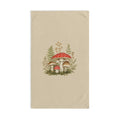 Mushroom Garden Hand Towel — Vintage Red Toadstool Kitchen Towel