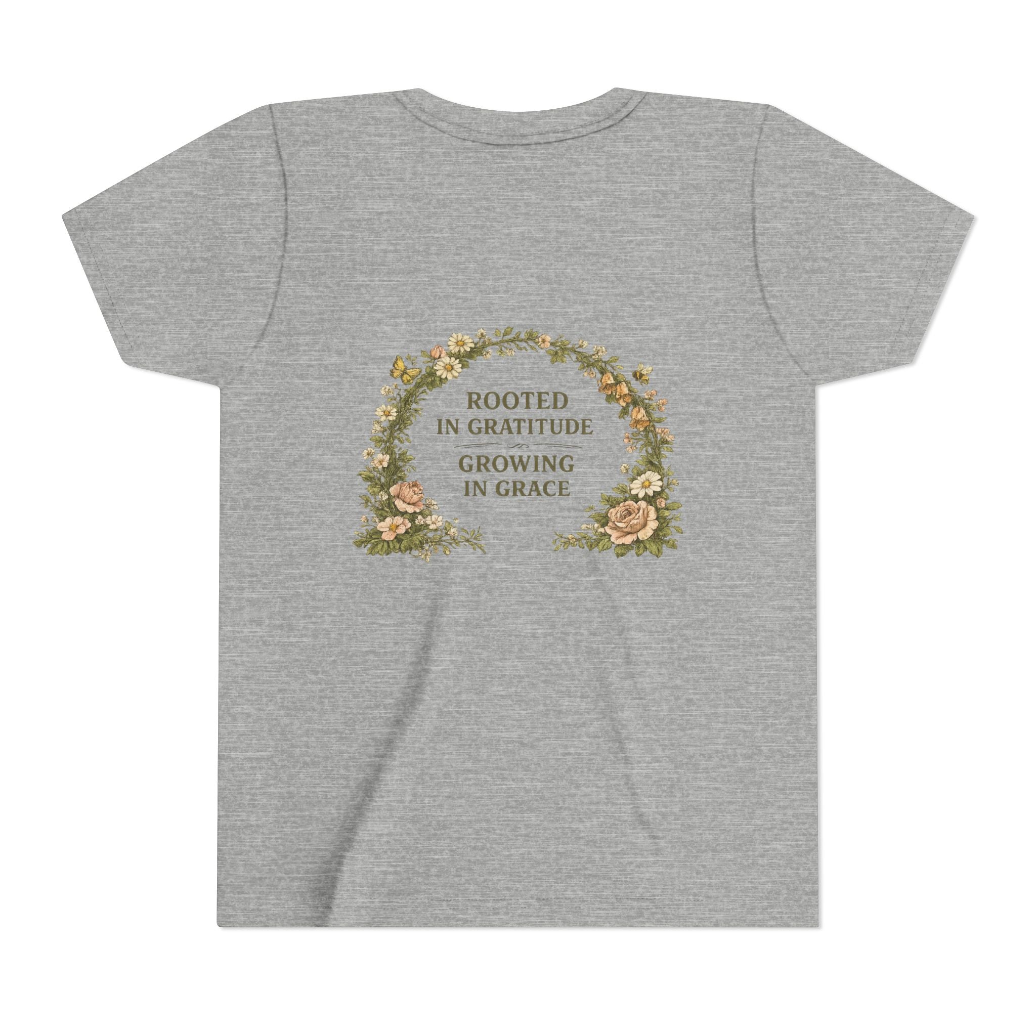 "Gardening Is My Therapy" Floral Kids Shirt
