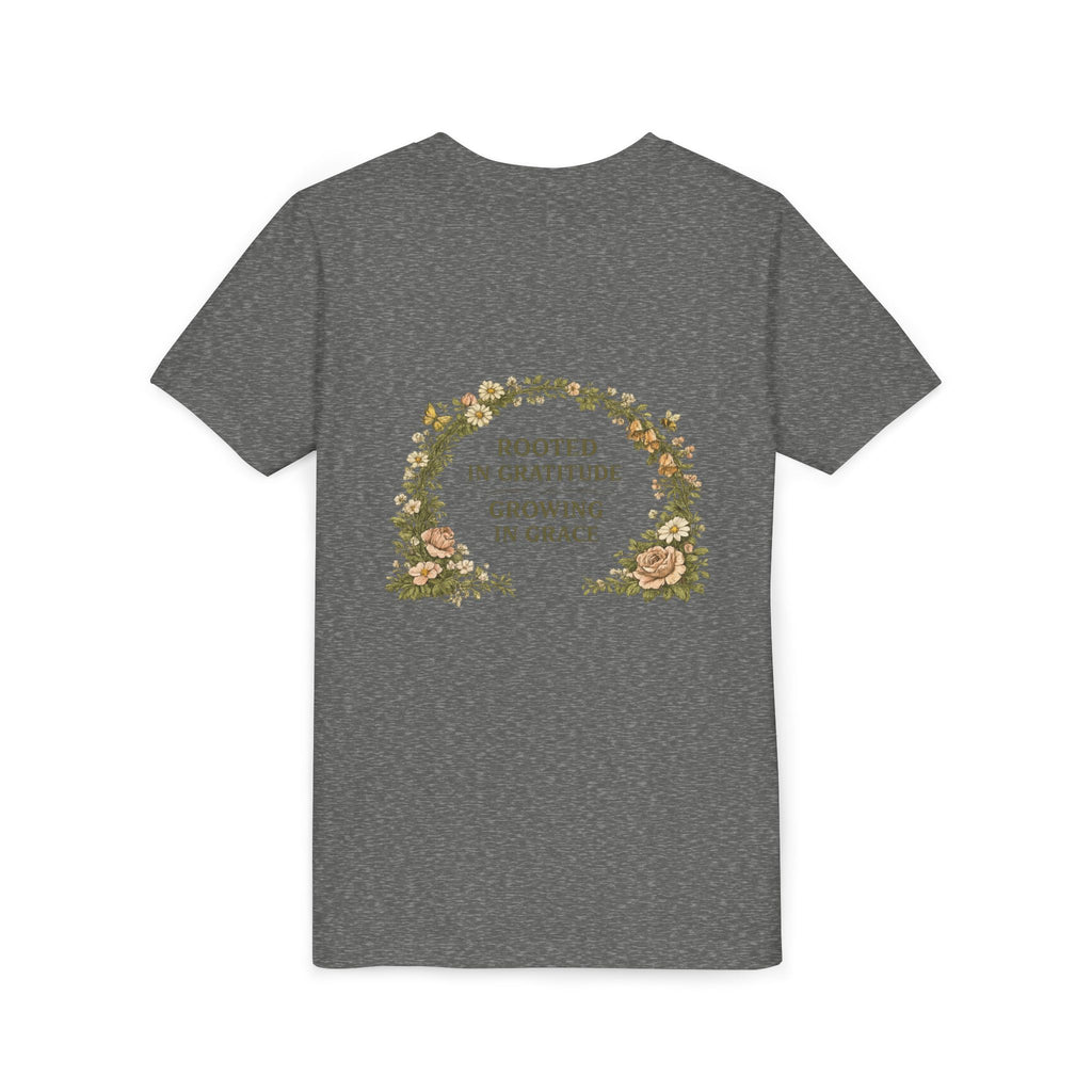 "Gardening Is My Therapy" Floral Kids Shirt