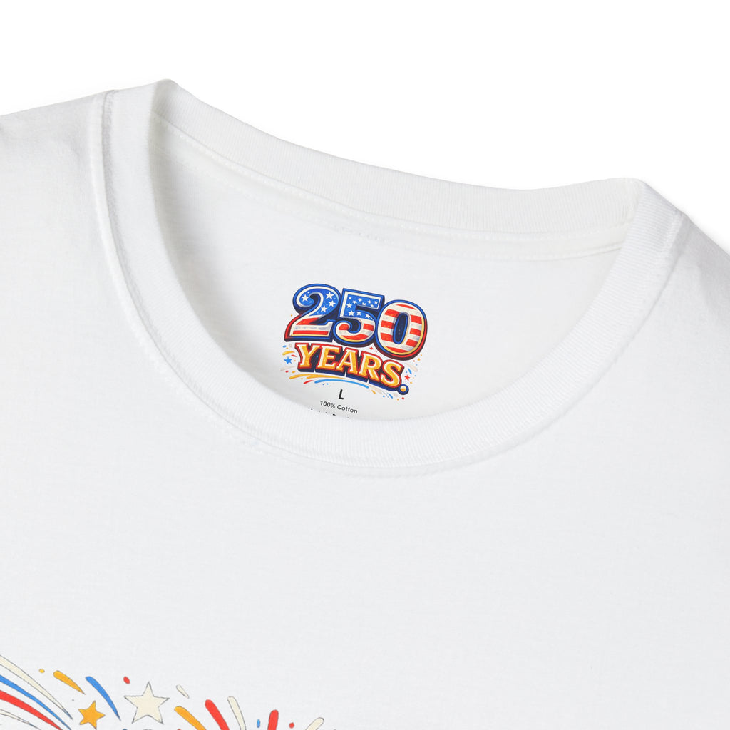 Fireworks, Food & Fun T-Shirt — 4th of July Celebration Tee