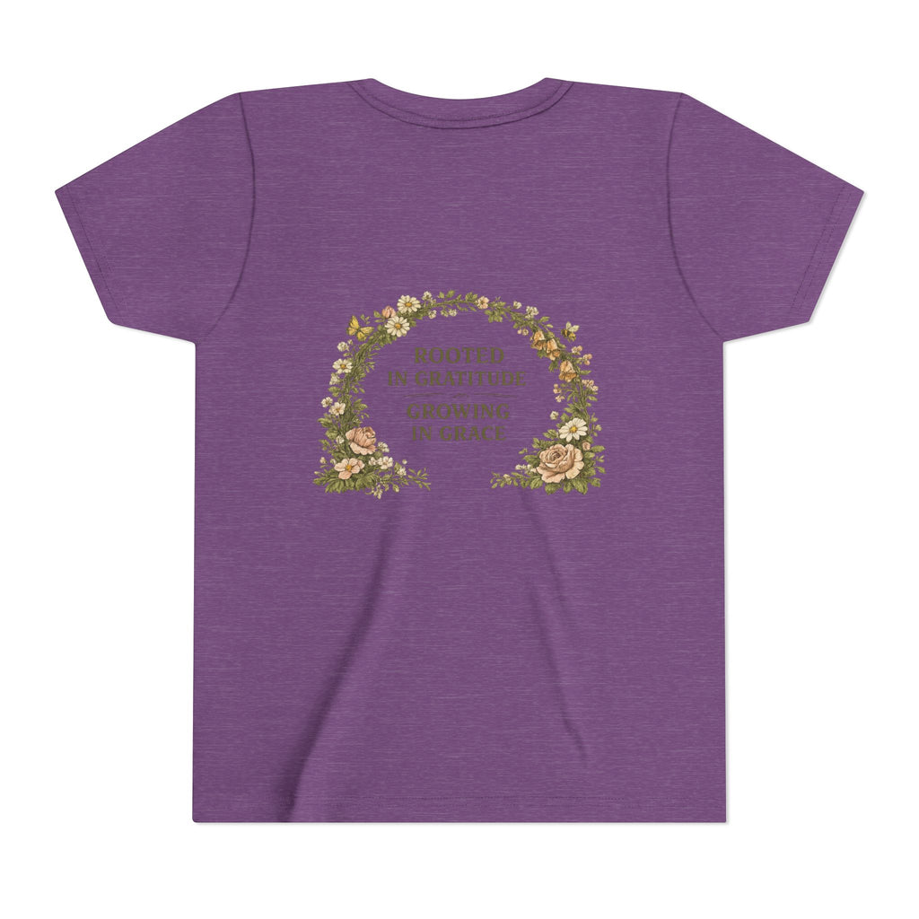 "Gardening Is My Therapy" Floral Kids Shirt