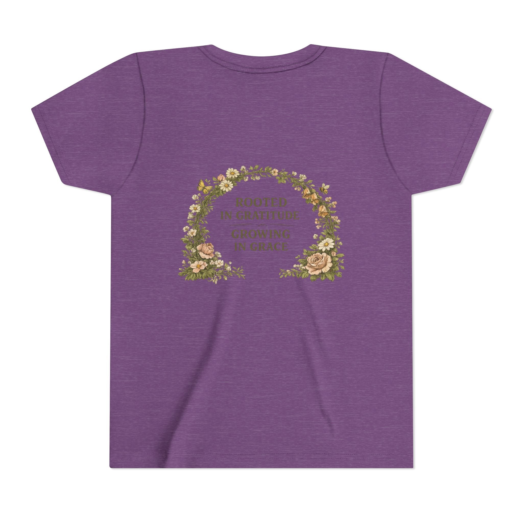 "Gardening Is My Therapy" Floral Kids Shirt
