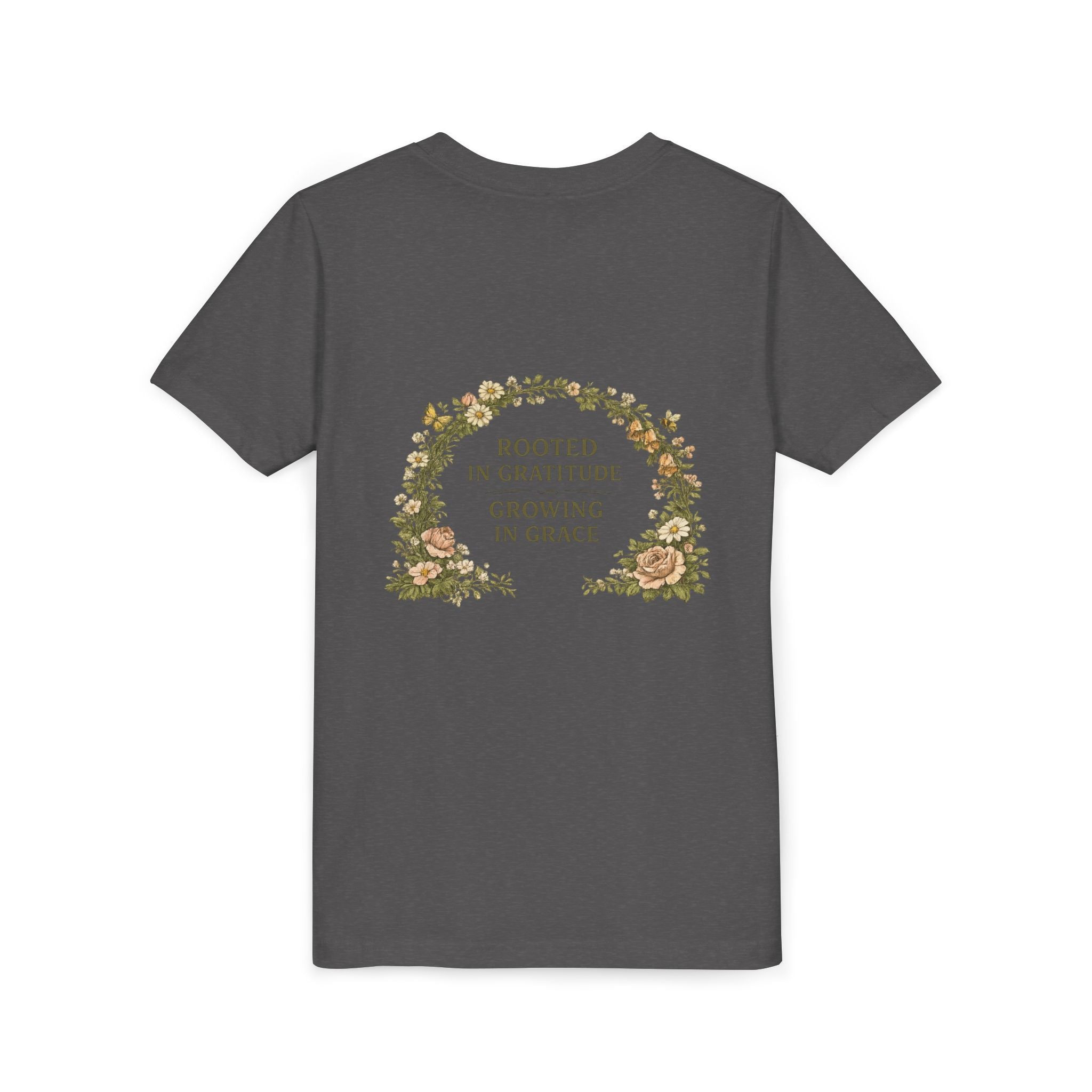 "Gardening Is My Therapy" Floral Kids Shirt