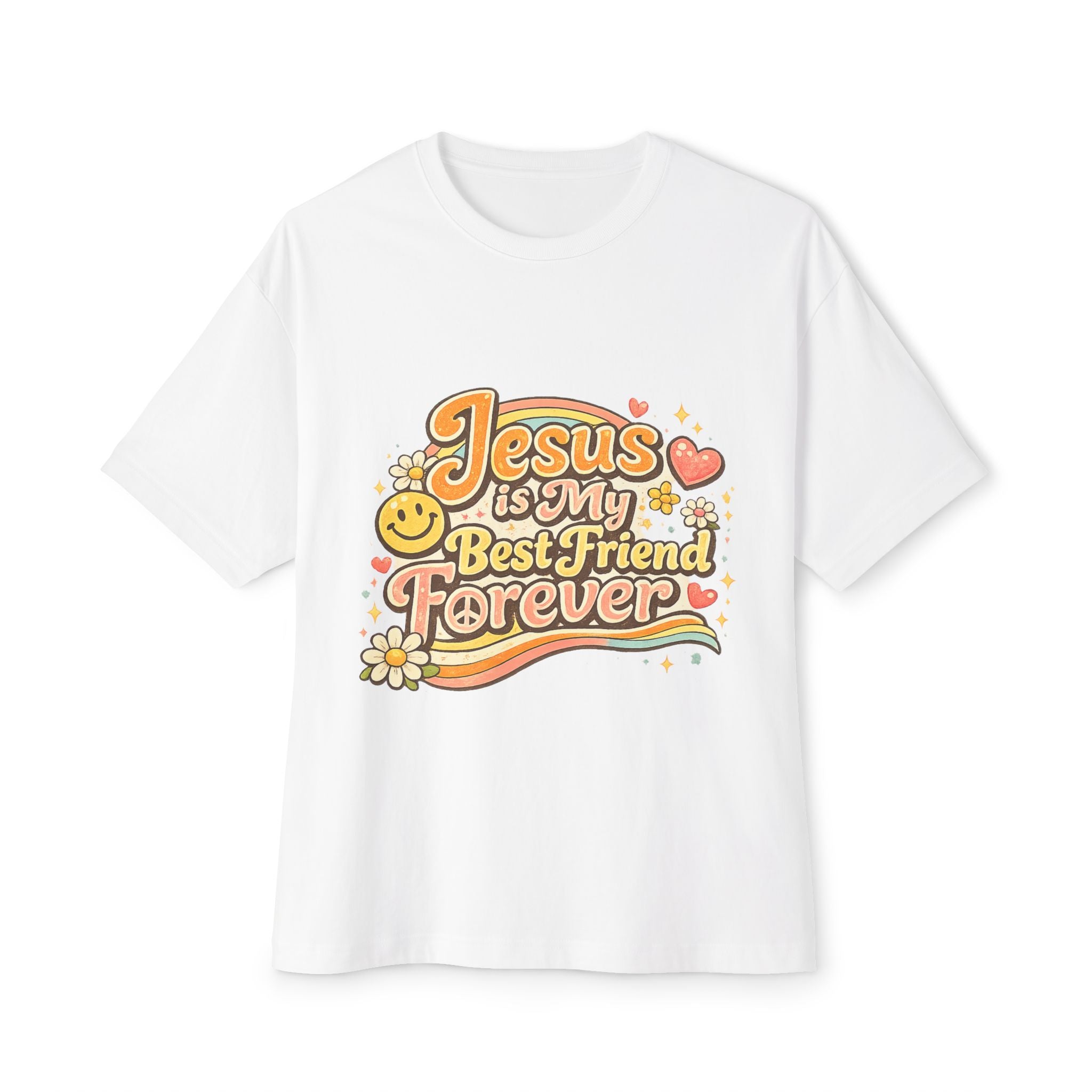 Jesus Is My Best Friend Forever Tee — Retro Christian Graphic T-Shirt