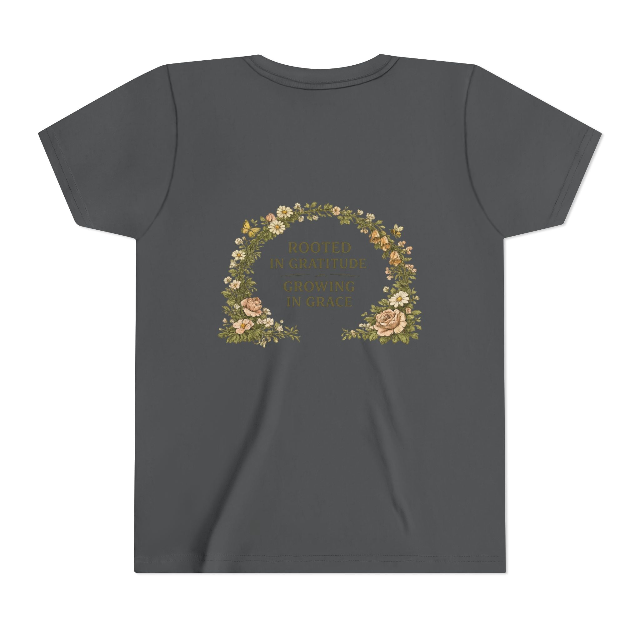 "Gardening Is My Therapy" Floral Kids Shirt