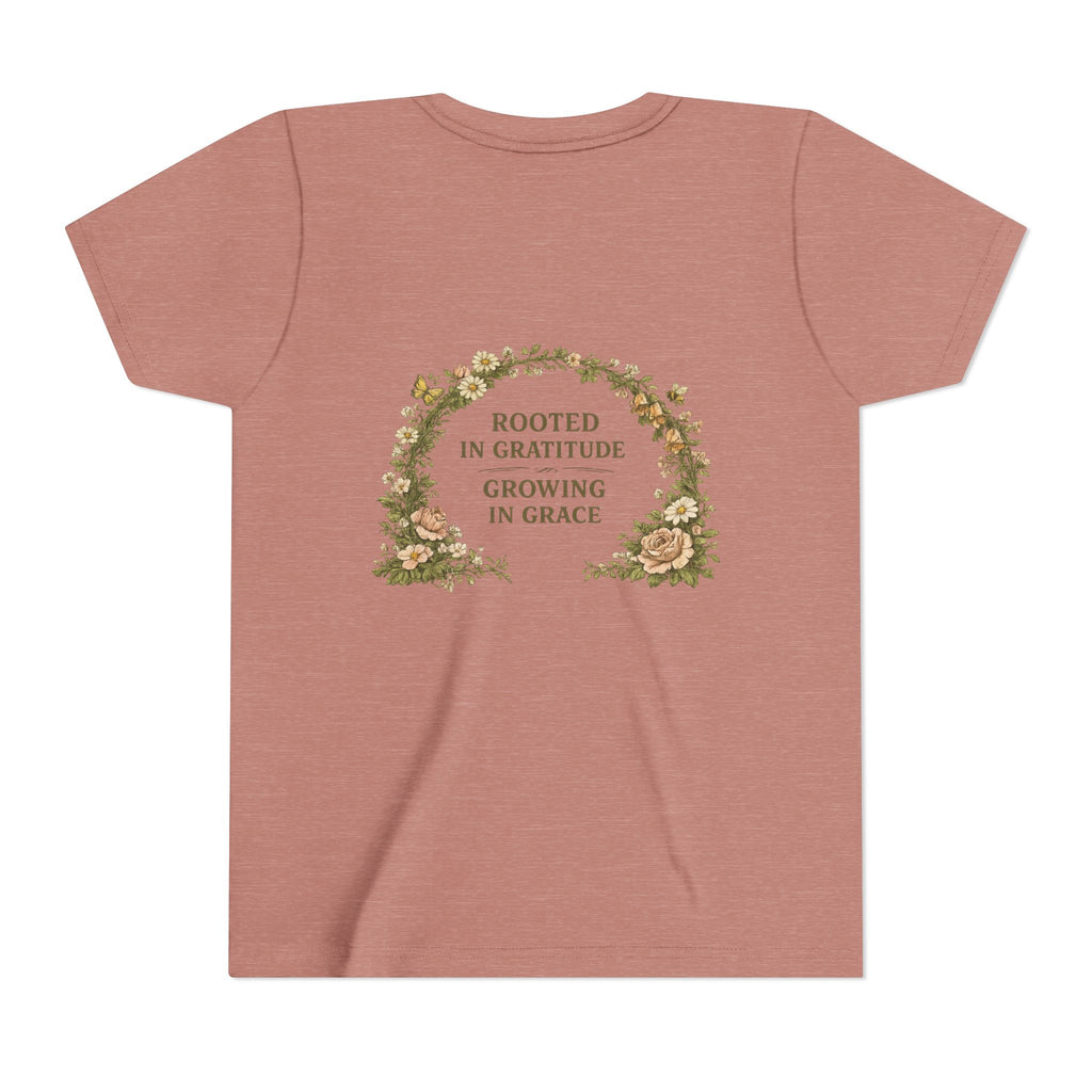 "Gardening Is My Therapy" Floral Kids Shirt