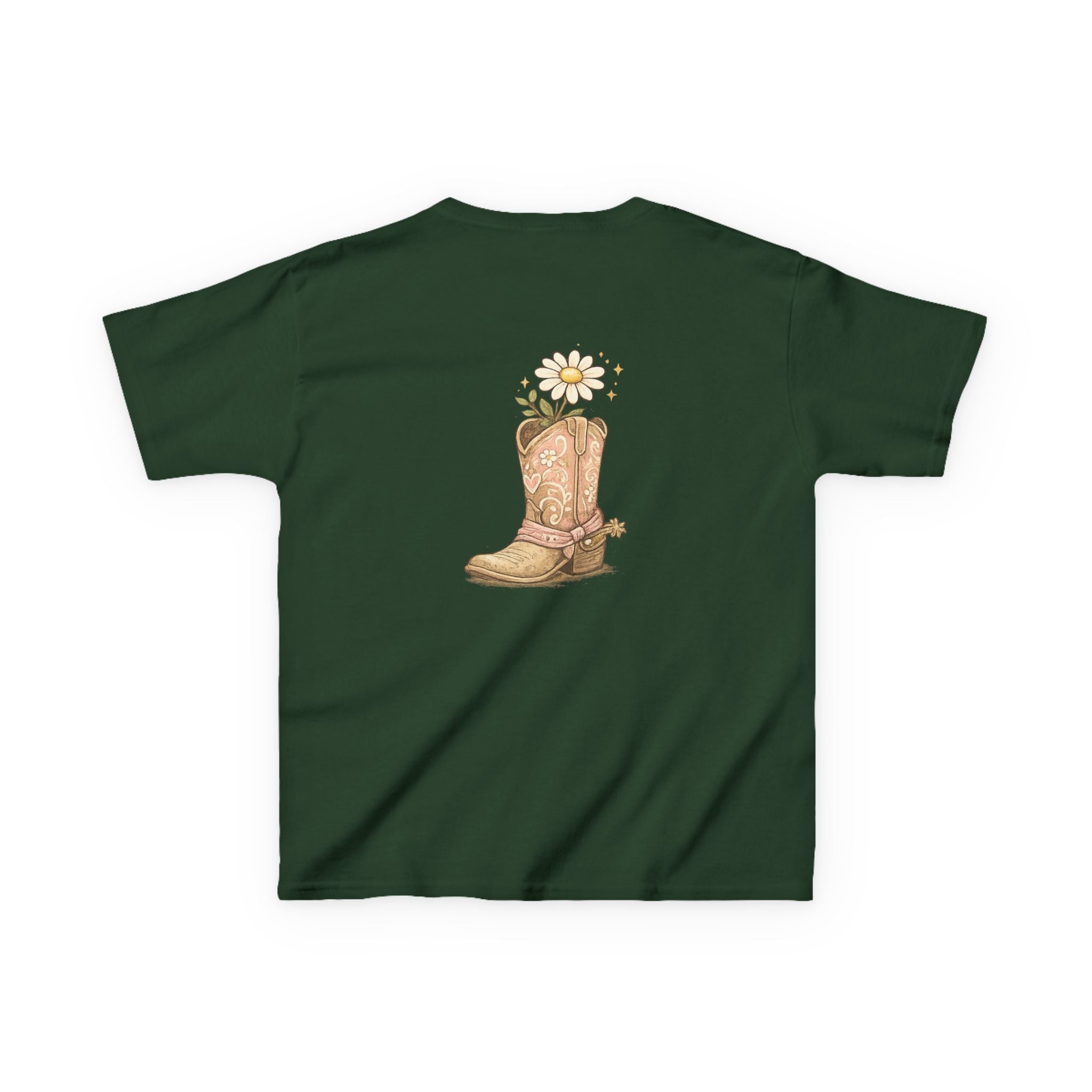 Kids "Saved & Smiling" Cowboy Boot T‑Shirt