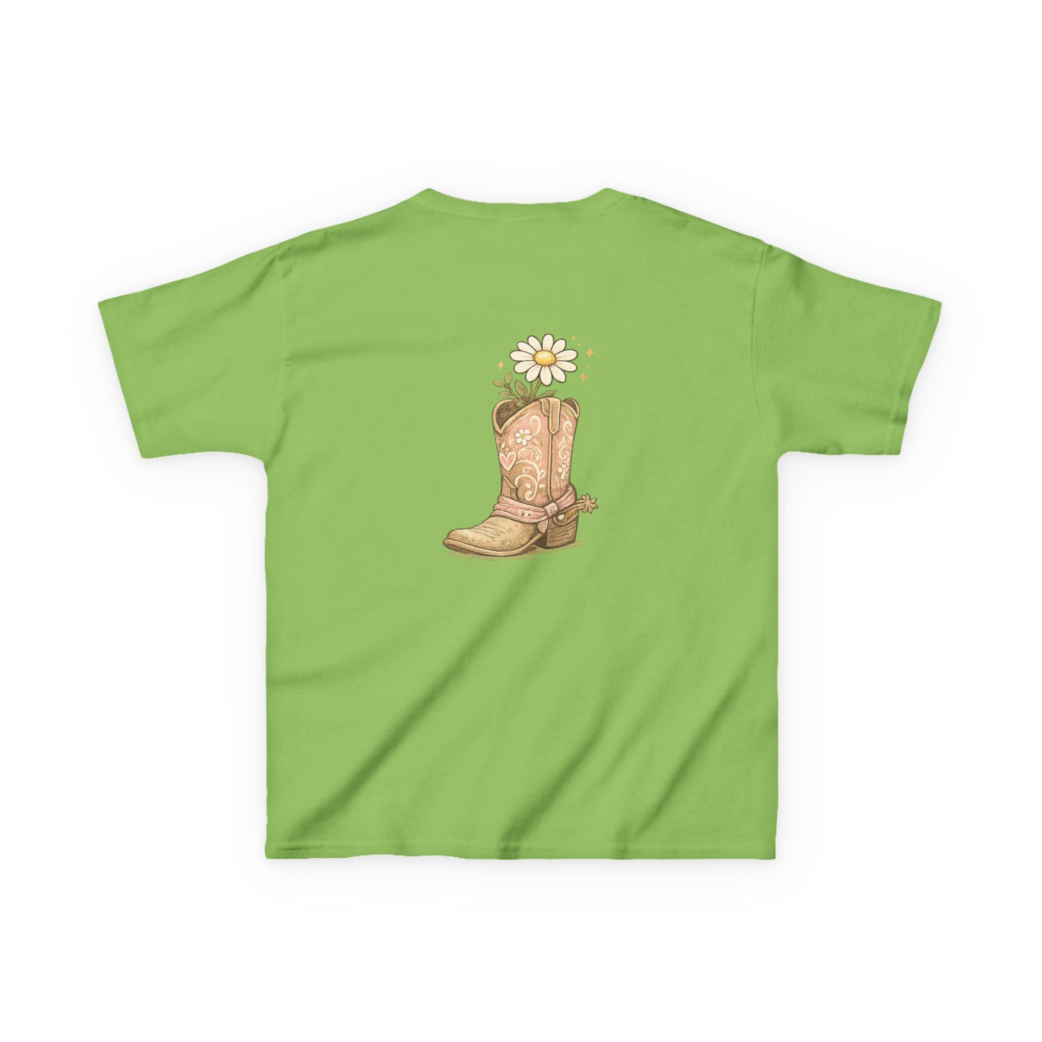 Kids "Saved & Smiling" Cowboy Boot T‑Shirt