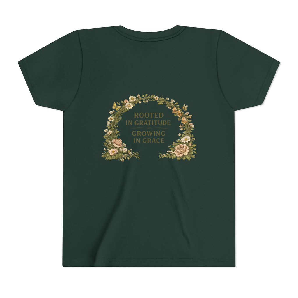 "Gardening Is My Therapy" Floral Kids Shirt