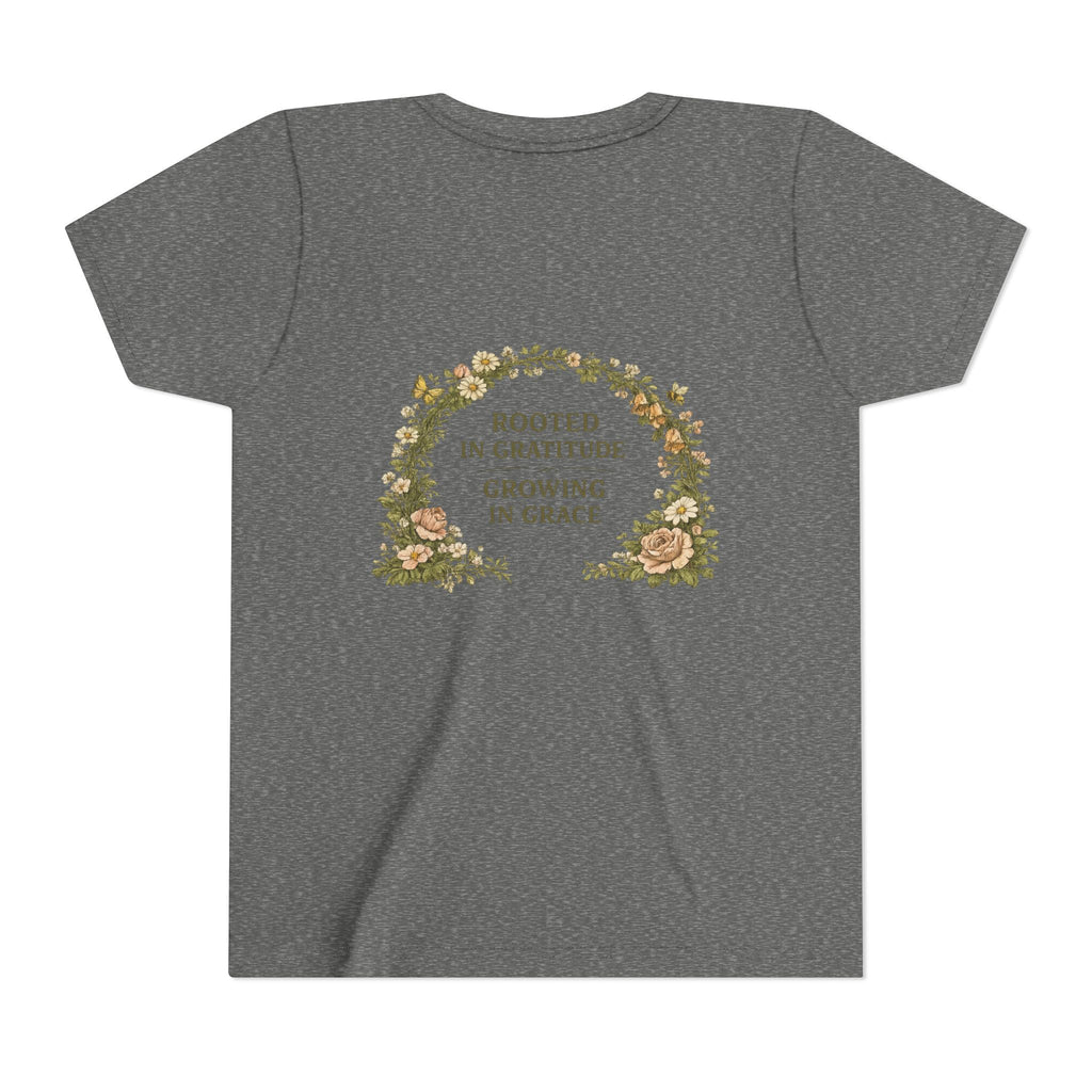 "Gardening Is My Therapy" Floral Kids Shirt