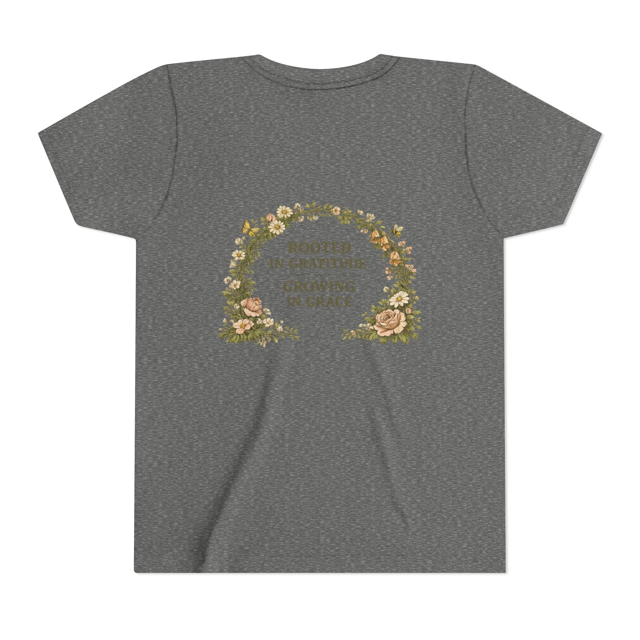 "Gardening Is My Therapy" Floral Kids Shirt