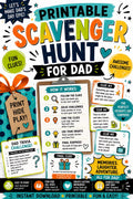 Father's Day Printable Scavenger Hunt